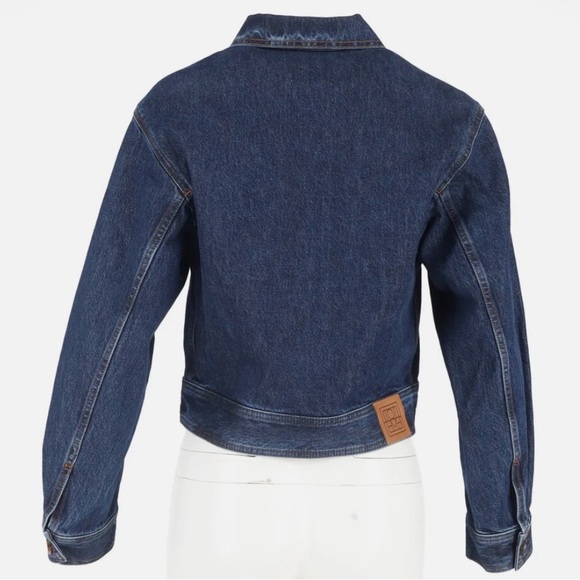 TOTEME Cropped Denim Jacket – EU 36 (US 2-4) NWOT - Picture 5 of 9